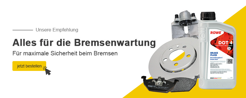 Unsere Empfehlung: Alles für die Bremsenwartung